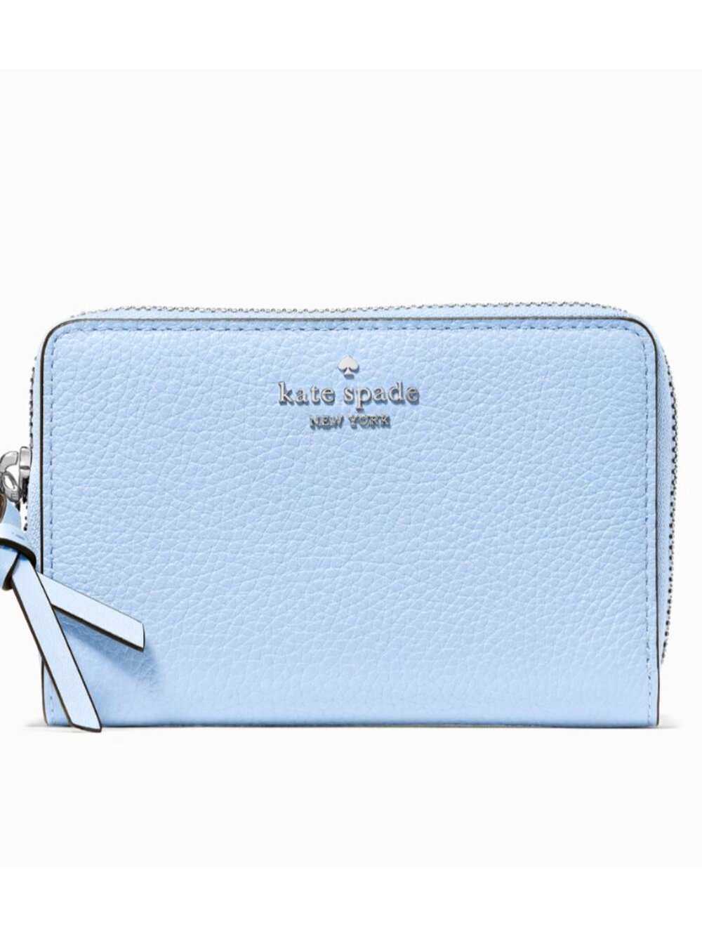 New Kate Spade Knott Medium Wallet Pebble Leather North Star